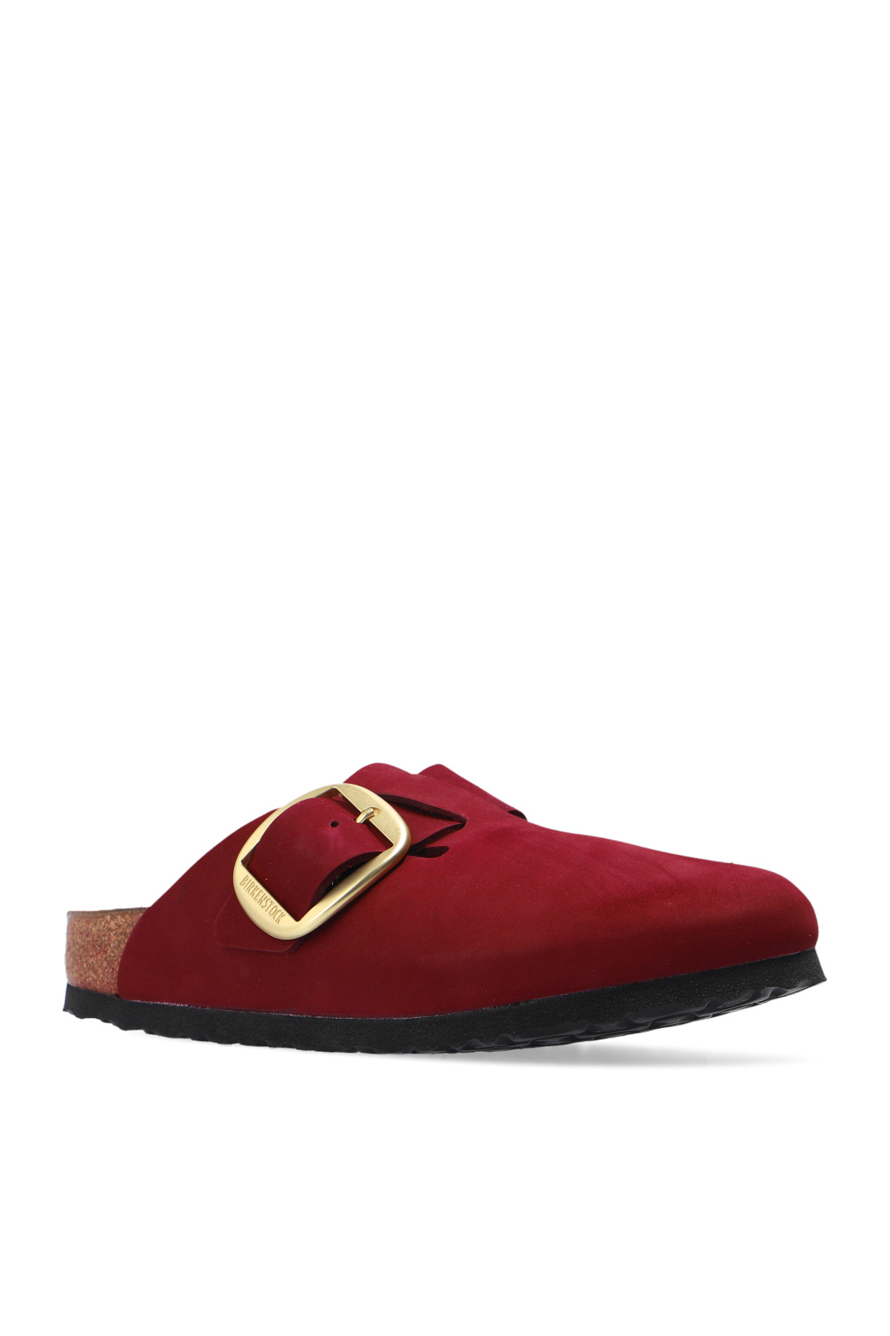 Birkenstock boston shearling sales burgundy